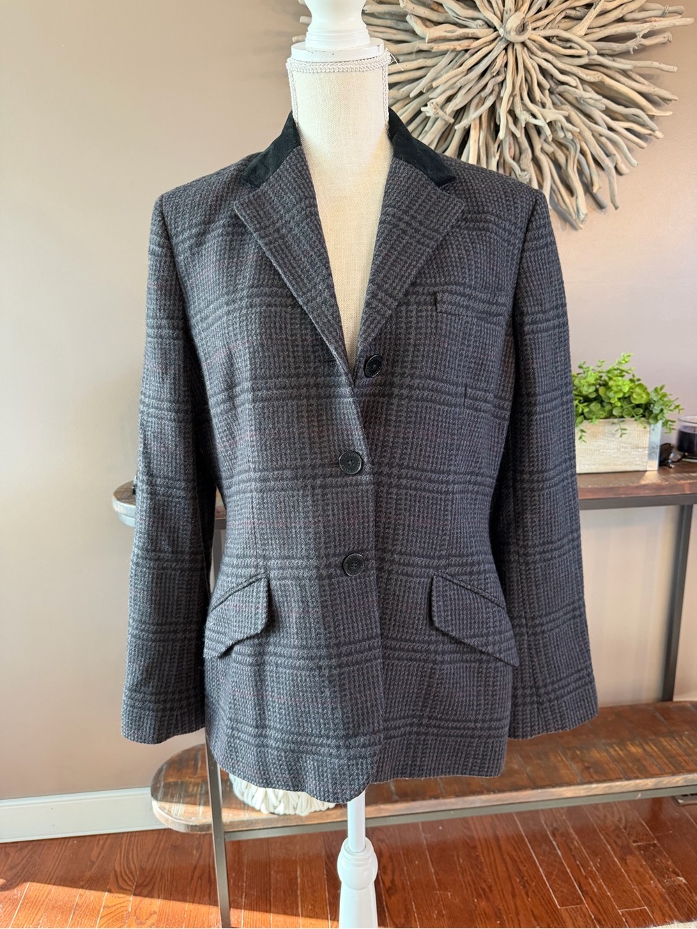 Ralph Lauren Wool blazer with velvet collar
